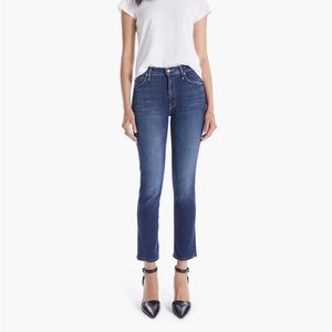 Mother the mid rise dazzler ankle in on the edge